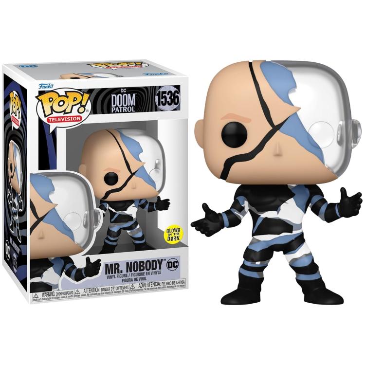 Funko Pop! Television DC Doom Patrol (1536) Mr. Nobody Glow-in-the-Dark Figur
