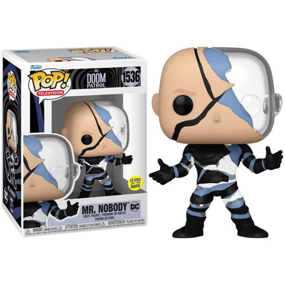 Funko Pop! Television DC Doom Patrol (1536) Mr. Nobody Glow-in-the-Dark Figur