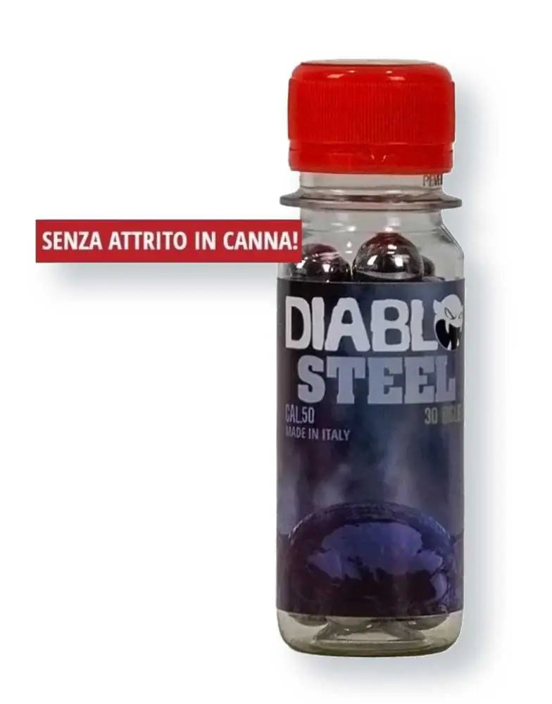 Munizioni Paintball Diablo Steel Calibro 50 - Confezione 30 Pezzi