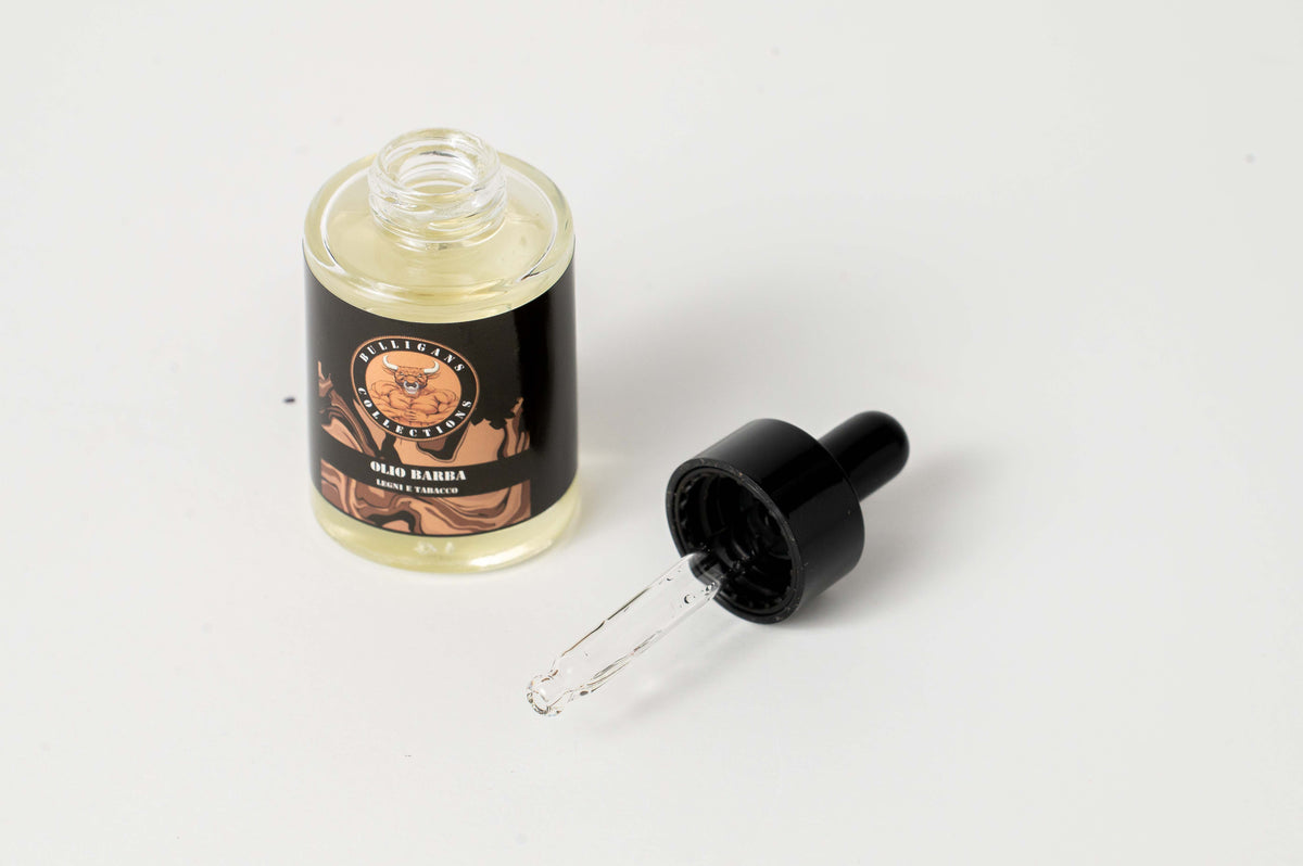 OLIO DA BARBA - profumazione dolce legni e tabacco