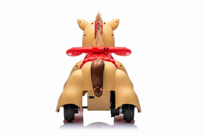 Pony Elektrofahrzeug für Kinder 12 V – Braun