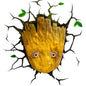 Marvel Wall Lamp Decoration Baby Groot 3D Deco Light LED Sconce + Sticker