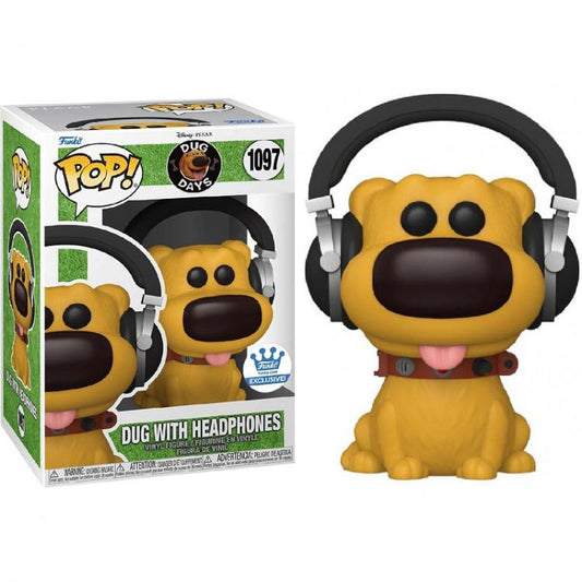 Funko Pop ! Dug Days – Dug mit Kopfhörern (1097) Hundefigur Exklusiv
