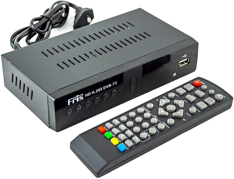 DVB-T3 Receiver Digital Terrestrial TV Scart HDMI 1080P Rec PVR HD H265