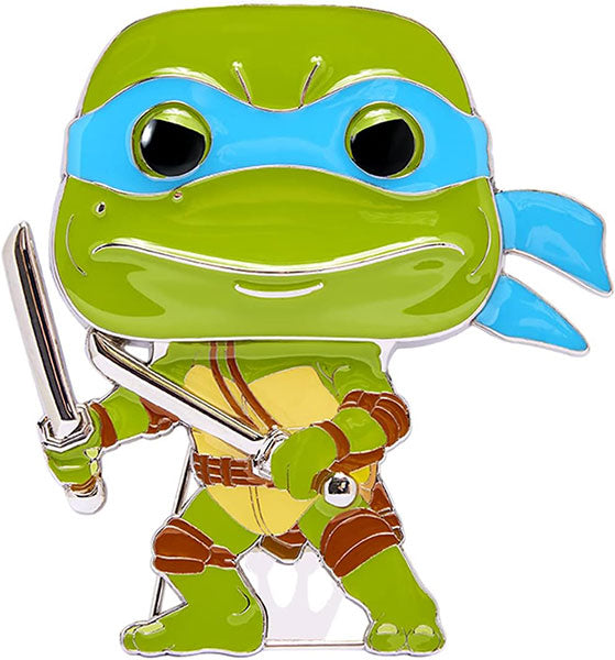 Funko Pop Pin ! Teenage Mutant Ninja Turtles (19) Leonardo Figure Tmnt 9Cm