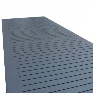 Tavolo Cuba allungabile 220/280 x 100 - Struttura in alluminio verniciato