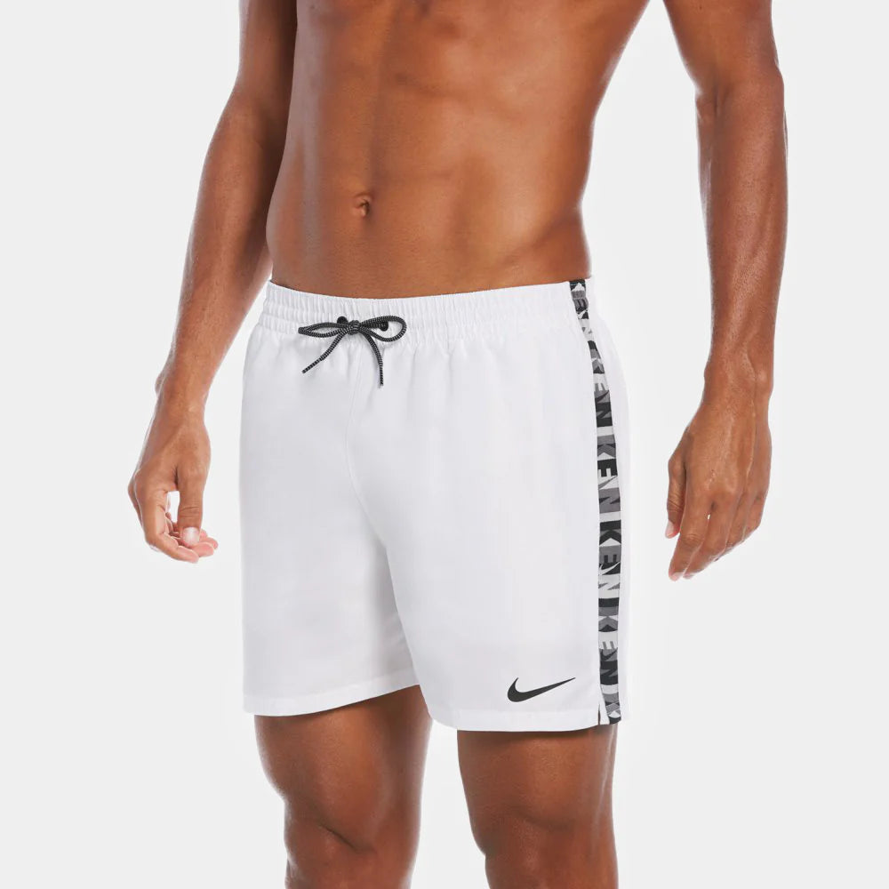 Nike Costume da Bagno Uomo 5" Volley Short Bianco - NESSG555-100