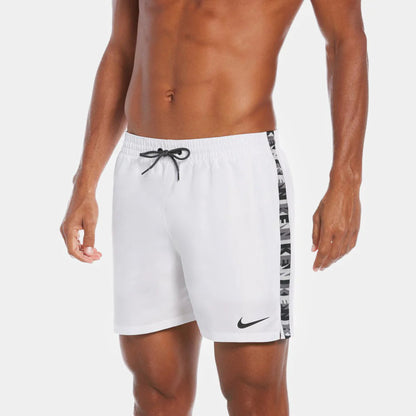 Nike Costume da Bagno Uomo 5" Volley Short Bianco - NESSG555-100