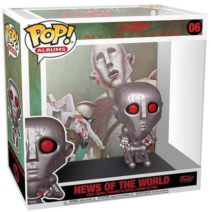 Funko Pop! Alben Queen – News Of The World (06) Rock Vinyl Figur Cover Musik