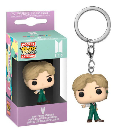 Funko Pop Schlüsselanhänger BTS Dynamite V Vinyl Schlüsselanhänger Actionfigur Sammelfigur