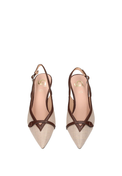GP988 Decollete aperto dietro GOLD&GOLD
