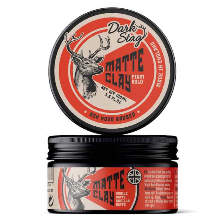 Dark Stag Matte Clay Argilla Opaca Per Capelli Tenuta Forte 100 ml