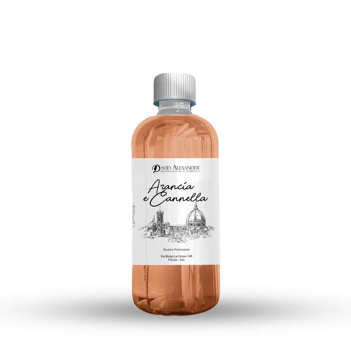 David Alexander Professional Cosmetics Orange and Cinnamon Diffuser Refill 500 ml – Warmth and Spices