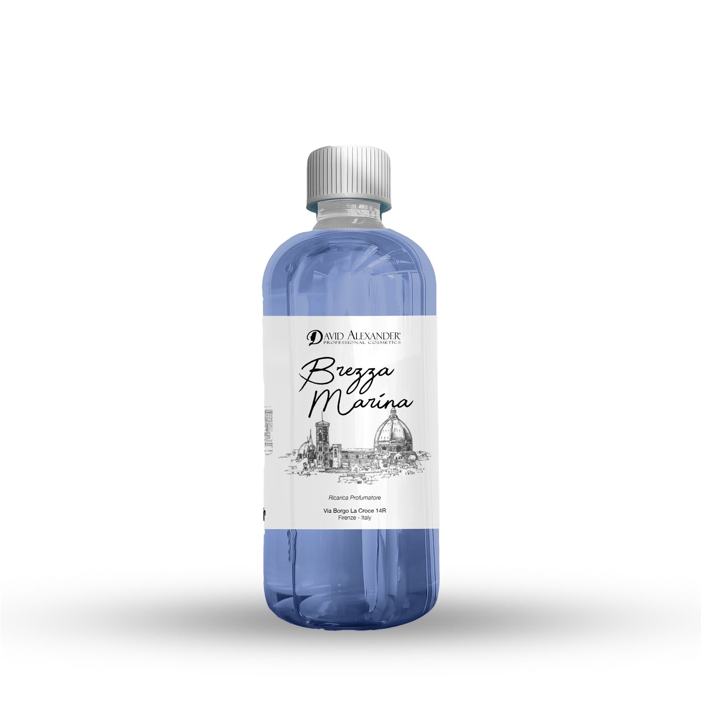 David Alexander Professional Cosmetics  Ricarica Profumatore Brezza Marina 500 ml – Fragranza Fresca e Rilassante