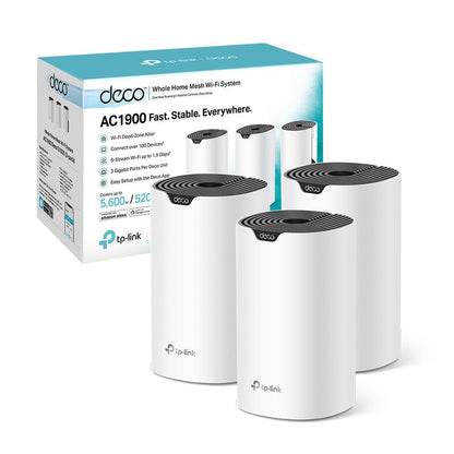 Deco S1900 Sistema Mesh Wi-Fi AC1900Mbps, 3pz