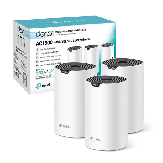 Deco S1900 Sistema Mesh Wi-Fi AC1900Mbps, 3pz