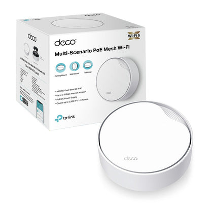 Deco X50-PoE Sistema Mesh Wi-Fi 6 AX3000Mbps, 1pz
