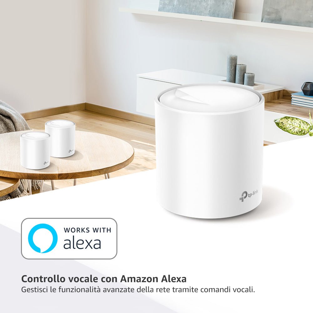 Deco X60 Sistema Mesh Wi-Fi 6 AX5400Mbps, 1pz