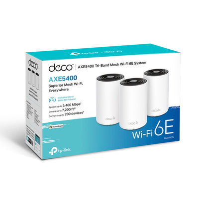 Deco XE75 Sistema Mesh Wi-Fi 6E AXE5400Mbps, 3pz