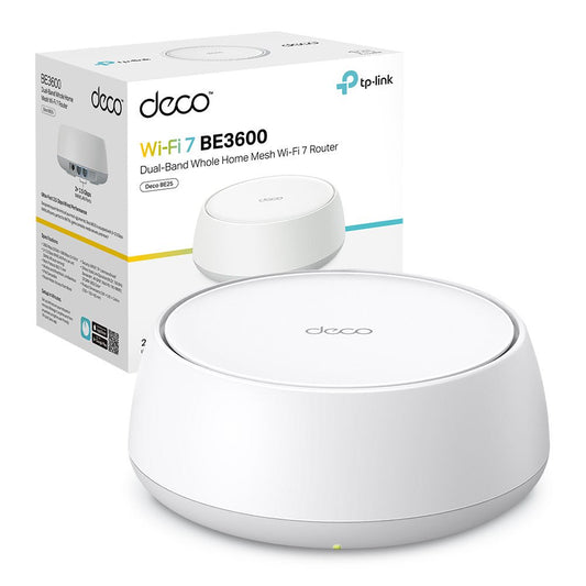 Deco BE25 Sistema Mesh Wi-Fi 7 BE3600Mbps 2 Porte 2.5Gbps, 1pz