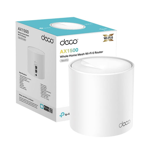 Deco X1500 Sistema Mesh Wi-Fi 6 AX1500Mbps, 1pz