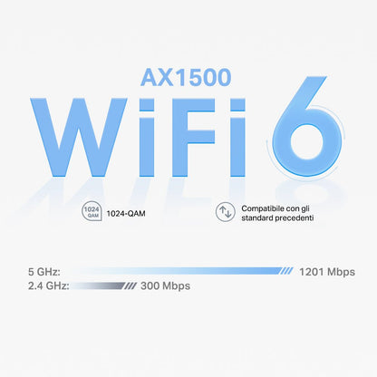 Deco X1500 Sistema Mesh Wi-Fi 6 AX1500Mbps, 1pz