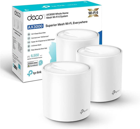 Deco X50 Sistema Mesh Wi-Fi 6 AX3000Mbps, 3pz