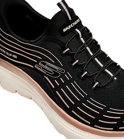 Skechers Slip-ins Summit Plus 150611/BKRG - Scarpa Donna Nera