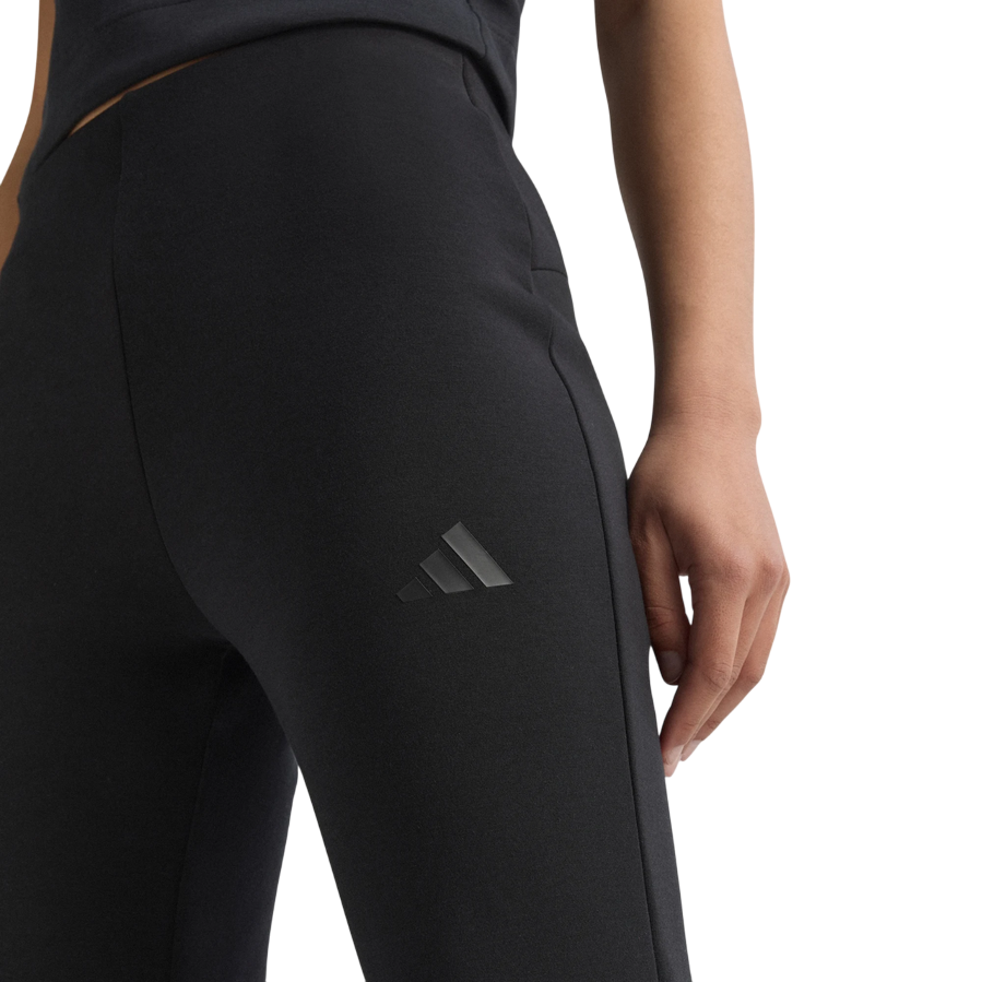 Adidas pantalone donna svasato Soft Lux JM3757 nero