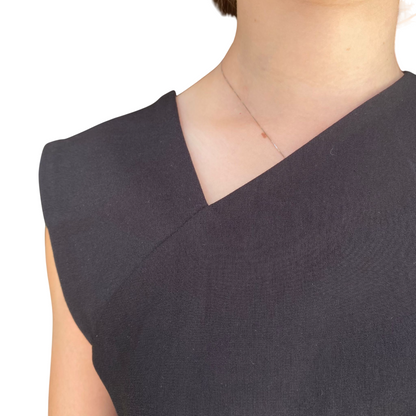 Yes Zee Abito Lungo Nero Donna 1432A037