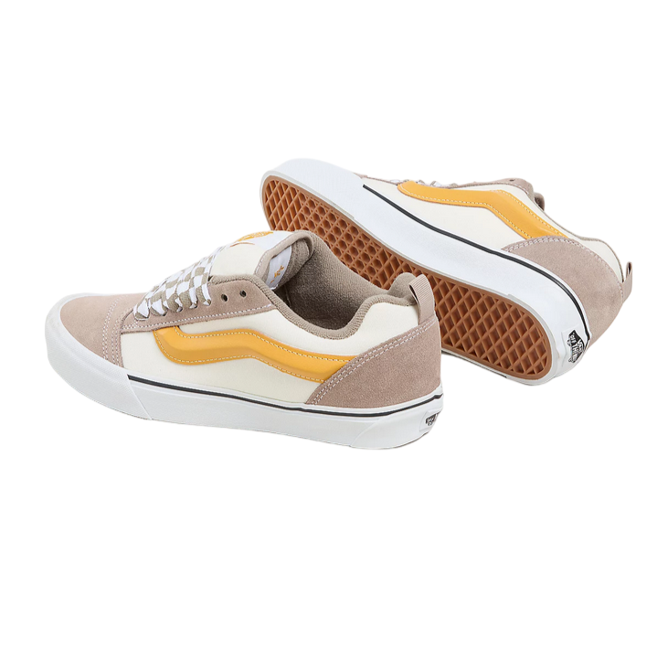 Vans Knu Skool VN0009QC0BP Multicolore Beige Ocra Sneakers Uomo