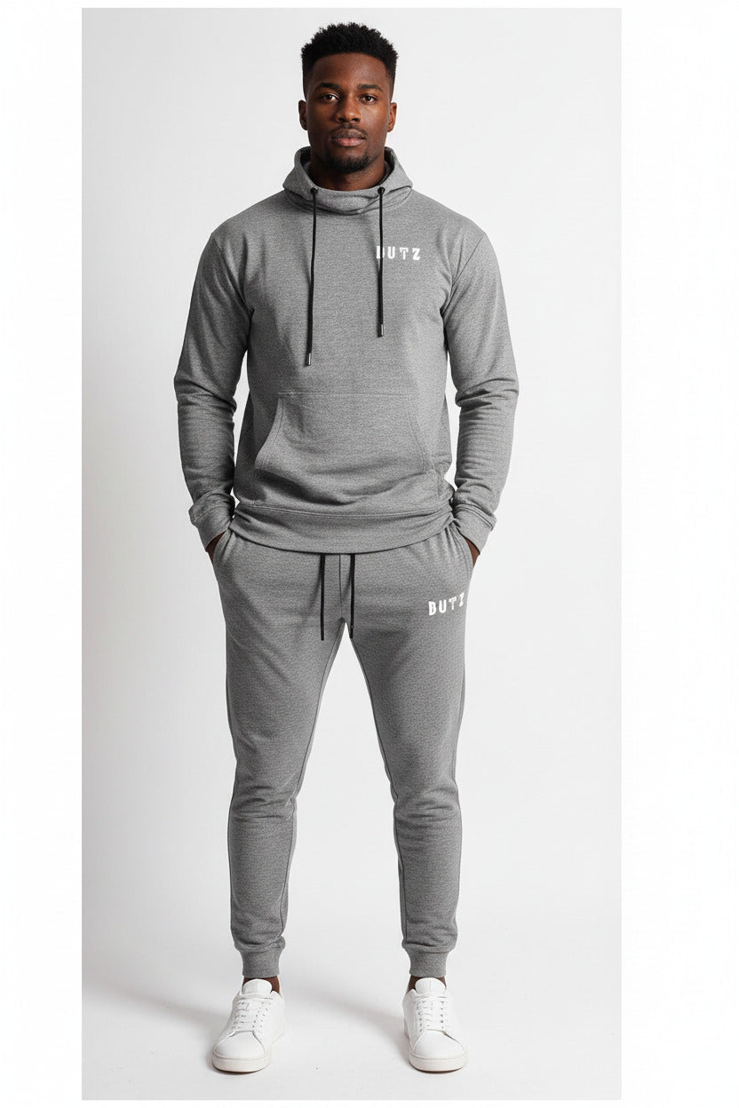 Tuta Sportiva Uomo con Cappuccio e Tascone Centrale Casual