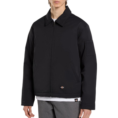Dickies DK0A87O6BLK Piumino Eisenhower Nero Uomo - Piumino Imbottito Caldo e Casual