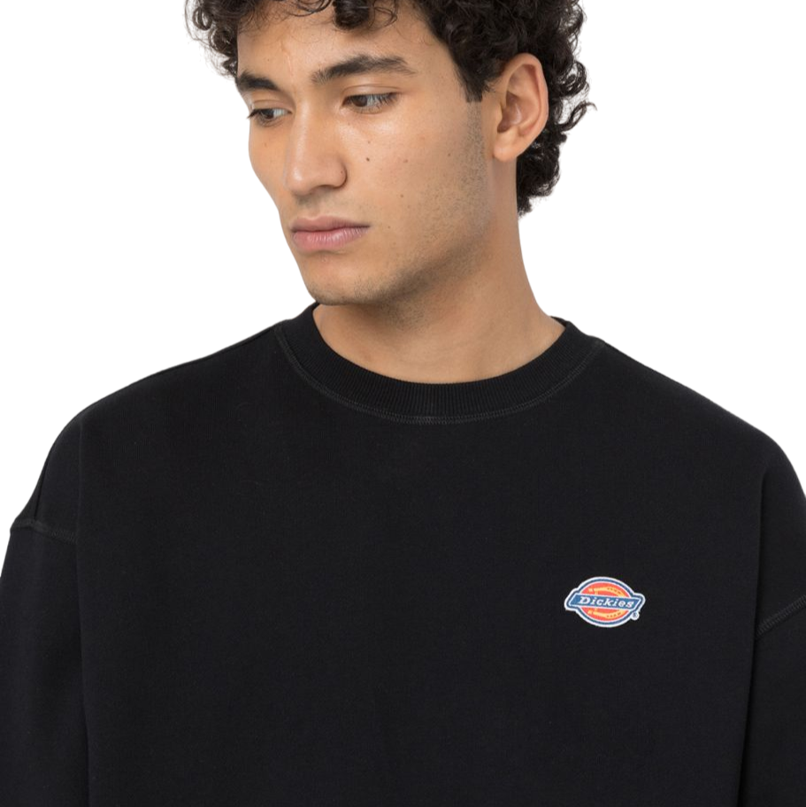 Dickies Felpa girocollo da uomo Millersburg DK0A4YLZBLK nero