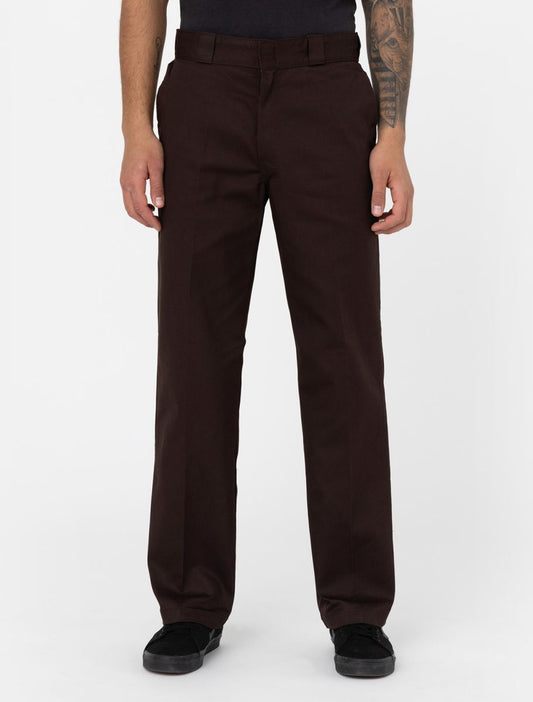 Dickies Pantalone Work Original Fit 874 Dark Brown - Uomo