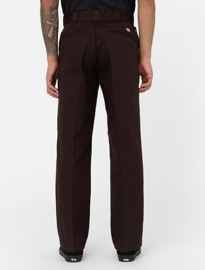 Dickies Pantalone Work Original Fit 874 Dark Brown - Uomo