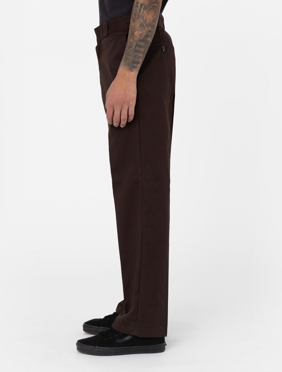 Dickies Pantalone Work Original Fit 874 Dark Brown - Uomo