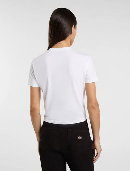 Dickies T-shirt Maple Valley DK0A4ZAO0WH1 Bianco Donna Regular