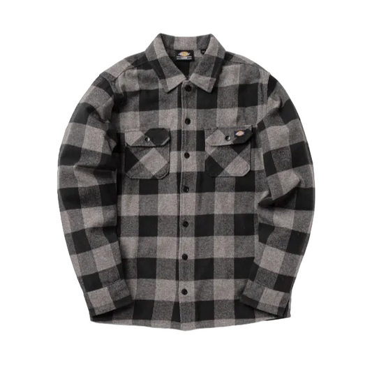 Dickies camica da adulto unisex in flanella di cotone New Sacramento DK0A4XDZGYM grigio