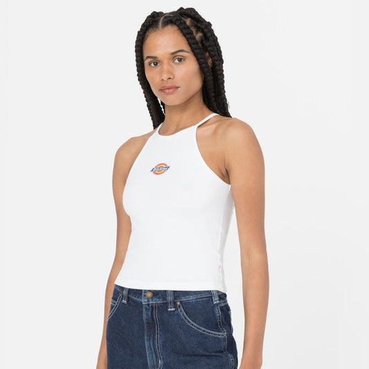 Dickies canotta da donna Chiin Lake DK0A4XNPDKWHX bianco