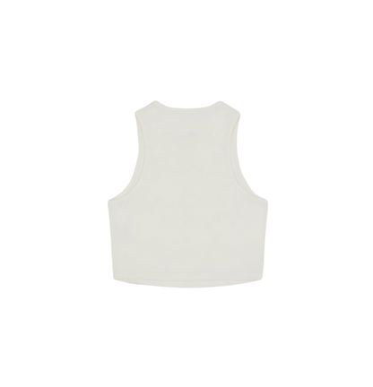 Dickies canotta da donna in cotone elasticizzato Powers DK0A4Y8DWHX1 bianco
