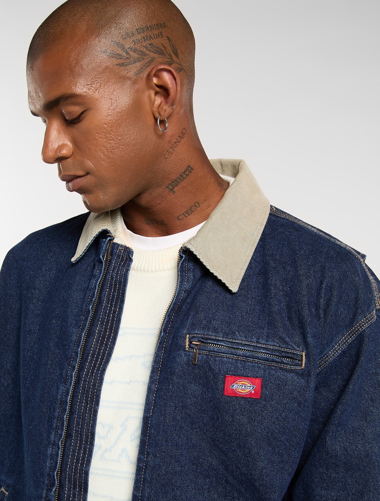 Dickies Giubbino in Jeans da Uomo Painter DK0A88EG0DD1 Blu