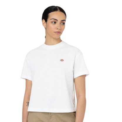 Dickies maglietta manica corta da donna Oakport DK0A4Y8LWHX bianco