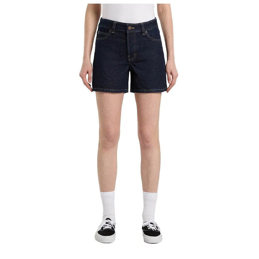 Dickies Shorts Jeans Donna 984 5-Inch Vita Alta DK0A88QVRIN1 Blu | W24-32