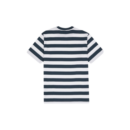 Dickies Men's Rivergrove Striped Short Sleeve Shirt DK0A4Y8YAF01 Blue