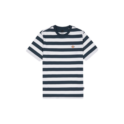 Dickies Men's Rivergrove Striped Short Sleeve Shirt DK0A4Y8YAF01 Blue