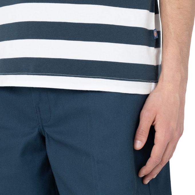 Dickies Men's Rivergrove Striped Short Sleeve Shirt DK0A4Y8YAF01 Blue