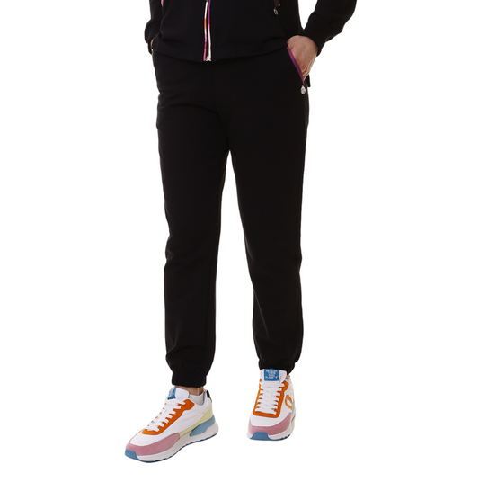 Dimensione Danza Pantalone sportivo da donna in felpa leggera 24EDD71825 nero