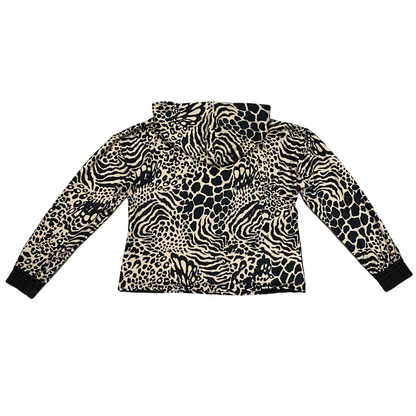 Dimensione Danza felpa con cappuccio da donna con fantasia animalier 24IDD72081 safari