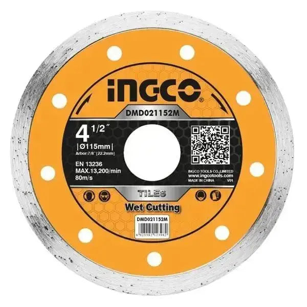 Diamant-Trennscheibe glatt 115mm ingco